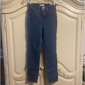 NWT Madewell Jeans 11" Roadtripper Split Hem Medium Wash Size 24